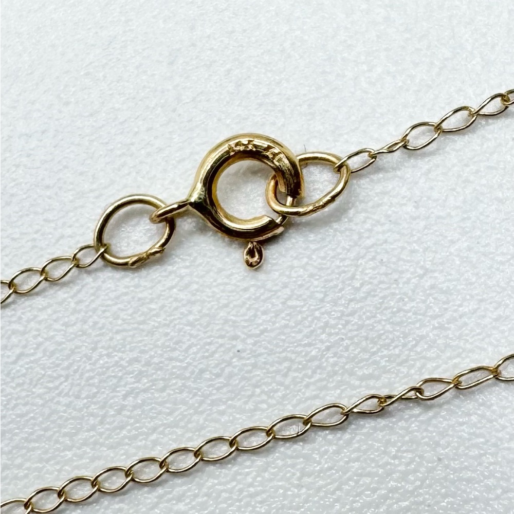 14K Yellow Gold Vintage Chain 18” - Picture 2 of 6